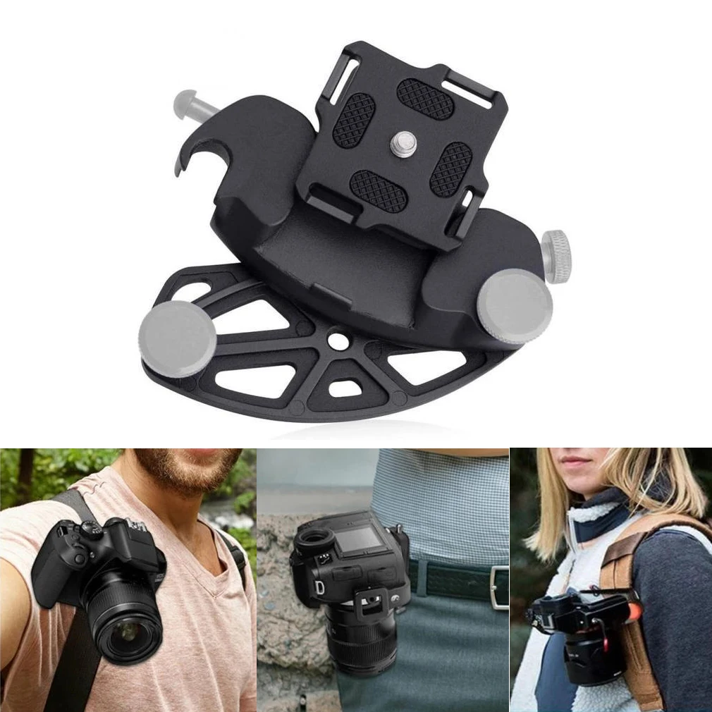 Camera Waist Belt Clip Durable and Practical Metal Backpack Holster Strap Quick release plate For Sony Nikon DSLR Camera Clamp
Camera Waist Belt Clip Durable and Practical Metal Backpack Holster Strap Quick release plate For Sony Nikon DSLR Camera Clamp