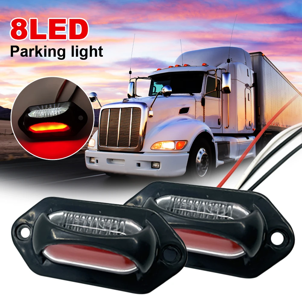 1/2/4pcs 8LED Turn Signal Stop Brake Light For Car Trailer Truck Pickup Indicator Waterproof lamp Side Marker Lamp Tail Light
1/2/4pcs 8LED Turn Signal Stop Brake Light For Car Trailer Truck Pickup Indicator Waterproof lamp Side Marker Lamp Tail Light