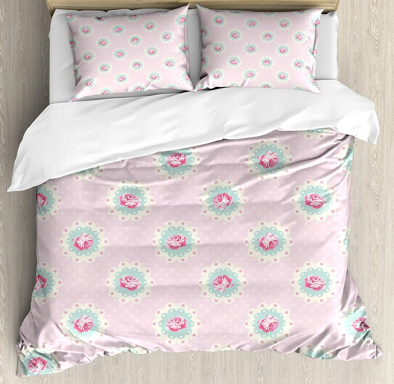 Shabby Chic Decor Bedding Set Retro Polka Dotted Backdrop a 3pcs Duvet Cover Set Bed Set Quilt Cover Pillow Case Comforter Cover
Shabby Chic Decor Bedding Set Retro Polka Dotted Backdrop a 3pcs Duvet Cover Set Bed Set Quilt Cover Pillow Case Comforter Cover