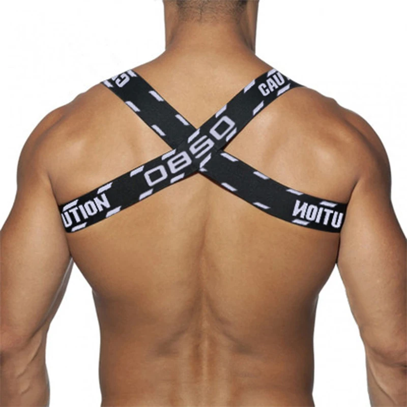 Fitness Elastic Band Harness Men Shoulder Straps Chest Bondage Muscle Male Gay Clubwear Club Halter Belt Bodysuite Party Costume
Fitness Elastic Band Harness Men Shoulder Straps Chest Bondage Muscle Male Gay Clubwear Club Halter Belt Bodysuite Party Costume
