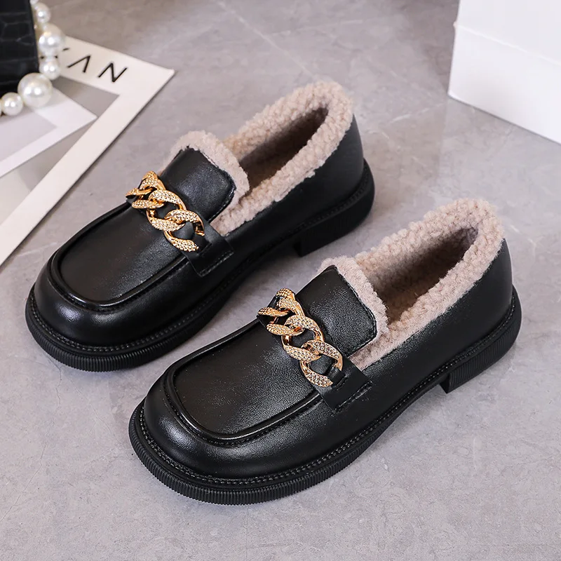 Shoes Woman Flats Clogs Platform Loafers Fur Round Toe Autumn Modis Casual Female Sneakers Shallow Mouth Dress Creepers Fall 202
Shoes Woman Flats Clogs Platform Loafers Fur Round Toe Autumn Modis Casual Female Sneakers Shallow Mouth Dress Creepers Fall 202