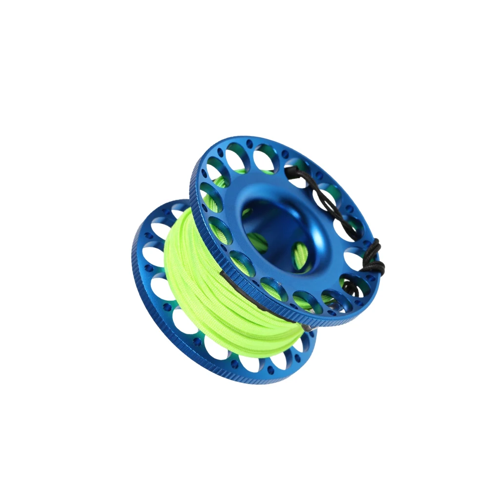 Scuba High Strength Diving Spool Finger Reel Aluminum Stainless Steel Fluorescent Green Equipment Line Safety Rope
Scuba High Strength Diving Spool Finger Reel Aluminum Stainless Steel Fluorescent Green Equipment Line Safety Rope