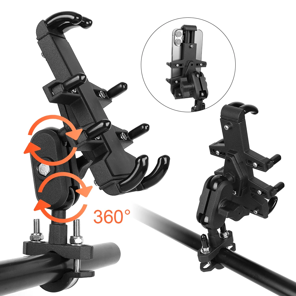 GPS Mount Handlebar Side Mirror Stand Motorcycle Mobile Phone Holder Universal Aluminum Alloy Bicycle Riding Bracket
GPS Mount Handlebar Side Mirror Stand Motorcycle Mobile Phone Holder Universal Aluminum Alloy Bicycle Riding Bracket