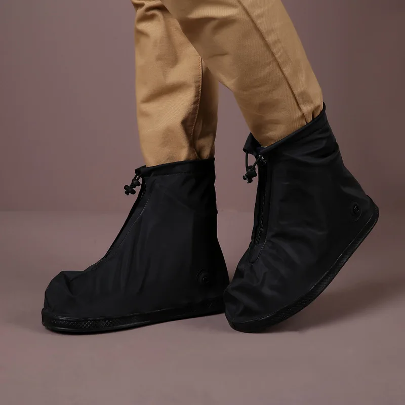 Fashion thickened zippered waterproof layer rainproof shoe cover, sand proof shoe cover, outdoor travel waterproof shoe cover
Fashion thickened zippered waterproof layer rainproof shoe cover, sand proof shoe cover, outdoor travel waterproof shoe cover