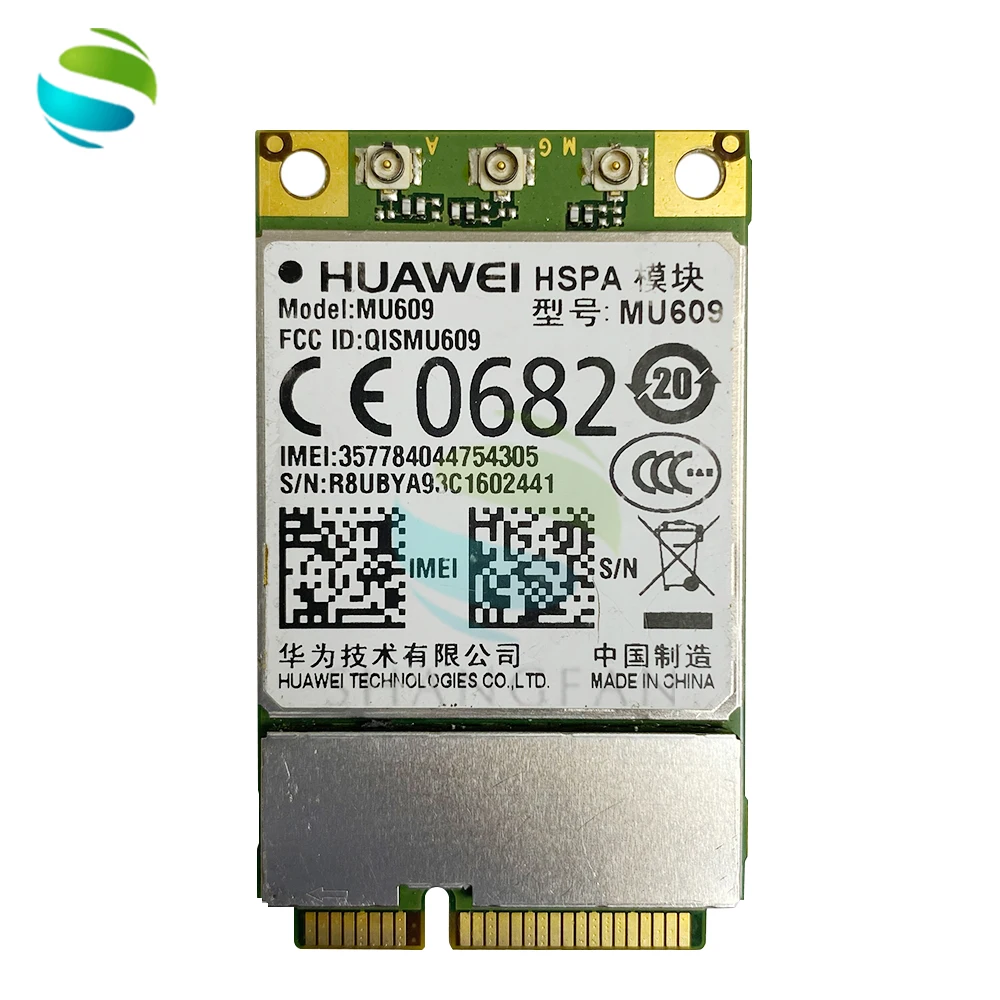 

For HUAWEI MU609 MINI PCI-E M2M WCDMA Wireless 3G WWAN Module HSPA+/UMTS/GSM/GPRS quad-band 850/900/1900/2100 MHz card