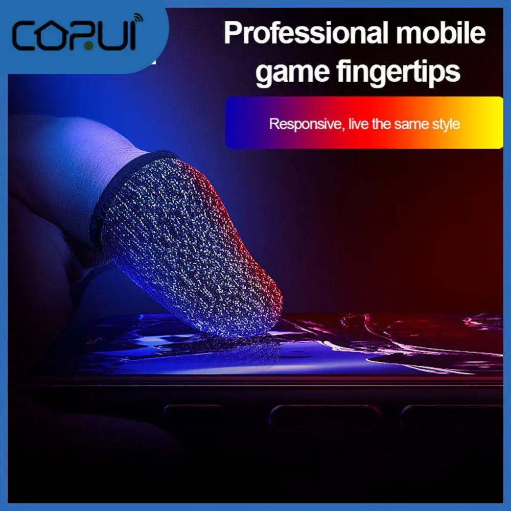 Portable Gaming Finger Sleeve Anti-slip Mobile Games Finger Cover Sweatproof Sensitive Finger Cots Cover For Gamer Fingertips
Portable Gaming Finger Sleeve Anti-slip Mobile Games Finger Cover Sweatproof Sensitive Finger Cots Cover For Gamer Fingertips
