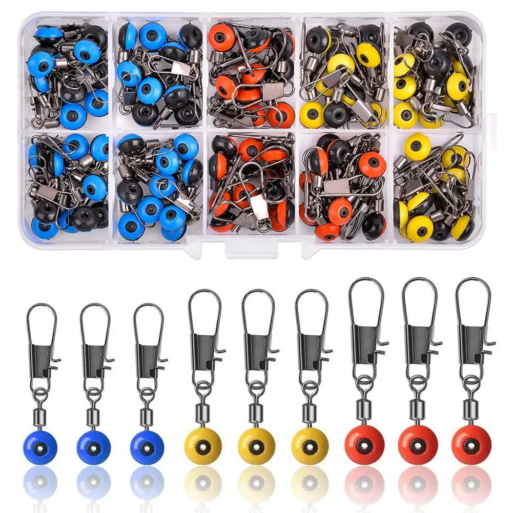100pcs Swivel Snap Clip Connector Fishing Rig Floats Fishing Line Sinker Slides Kit With Tackle Box Drop Shipping
100pcs Swivel Snap Clip Connector Fishing Rig Floats Fishing Line Sinker Slides Kit With Tackle Box Drop Shipping