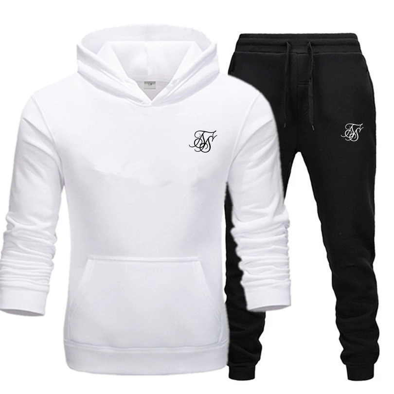 New Men Sets Sik Silk Fashion Men's Spring Sports Suit Sweatshirt+Sweatpants Mens Clothing 2 Pieces Sets Slim Tracksuit Oversize
New Men Sets Sik Silk Fashion Men's Spring Sports Suit Sweatshirt+Sweatpants Mens Clothing 2 Pieces Sets Slim Tracksuit Oversize