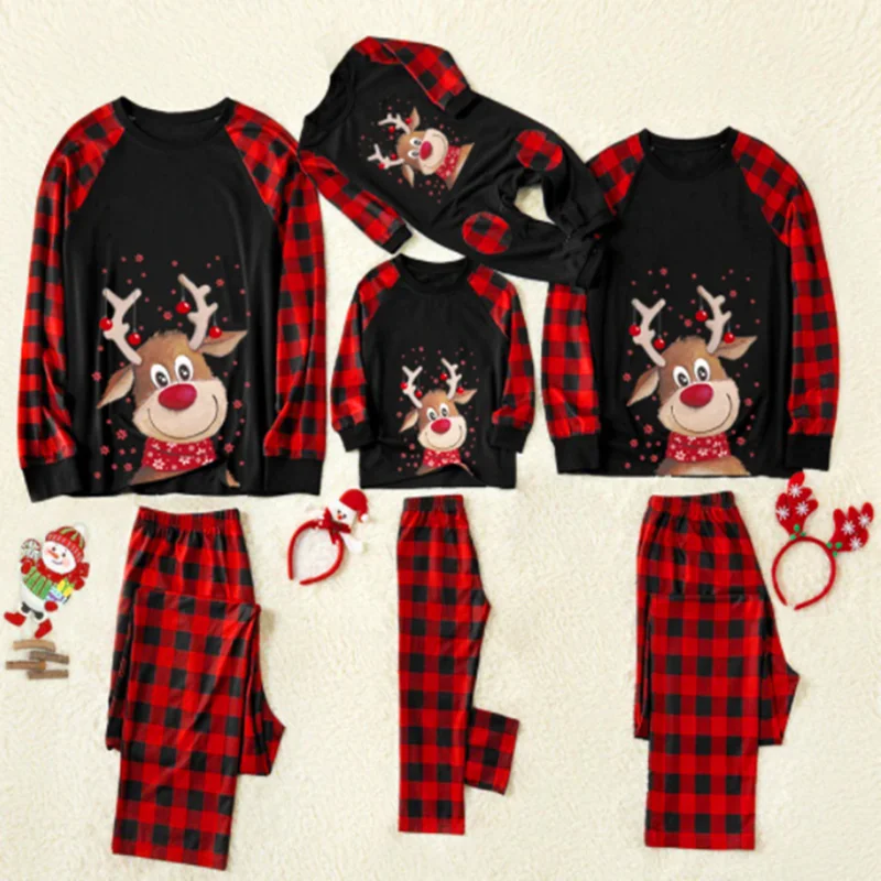 Stylish Christmas Pajamas Family Outfits Cute Cartoon Print Father Mother Kids Sleepwear Baby Romper Mommy and Me Xmas Clothes
Stylish Christmas Pajamas Family Outfits Cute Cartoon Print Father Mother Kids Sleepwear Baby Romper Mommy and Me Xmas Clothes