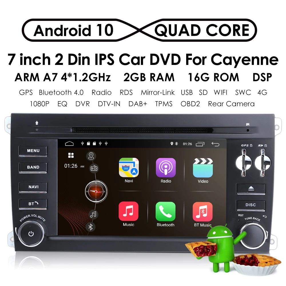Автомагнитола на Android 10,0, DVD, мультимедийный плеер с GPS для Porsche Cayenne 2003, 2004, 2005, 2006, 2007, 2008, 2009, 2010, DVR, TPMS, RDS, OBD2
Автомагнитола на Android 10,0, DVD, мультимедийный плеер с GPS для Porsche Cayenne 2003, 2004, 2005, 2006, 2007, 2008, 2009, 2010, DVR, TPMS, RDS, OBD2