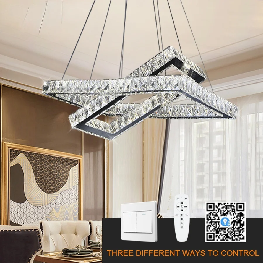 Хрустальные светодиодные люстры с регулируемой яркостью, современная кухонная лампа с управлением через приложение, умная лампа для гости...
Хрустальные светодиодные люстры с регулируемой яркостью, современная кухонная лампа с управлением через приложение, умная лампа для гости...