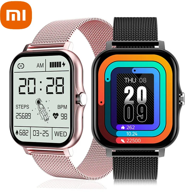 xiaomi Smartwatch Women Bluetooth Call Message Reminder Heart Rate Monitor Watches Music Control Waterproof Smart Watch Men
xiaomi Smartwatch Women Bluetooth Call Message Reminder Heart Rate Monitor Watches Music Control Waterproof Smart Watch Men