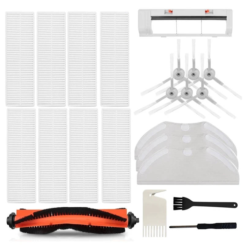 Filter Roller Main Side Brush Mopping Cloth Kits For Xiaomi Mijia G1 MJSTG1 Vacuum-Mop Essential Accessories
Filter Roller Main Side Brush Mopping Cloth Kits For Xiaomi Mijia G1 MJSTG1 Vacuum-Mop Essential Accessories