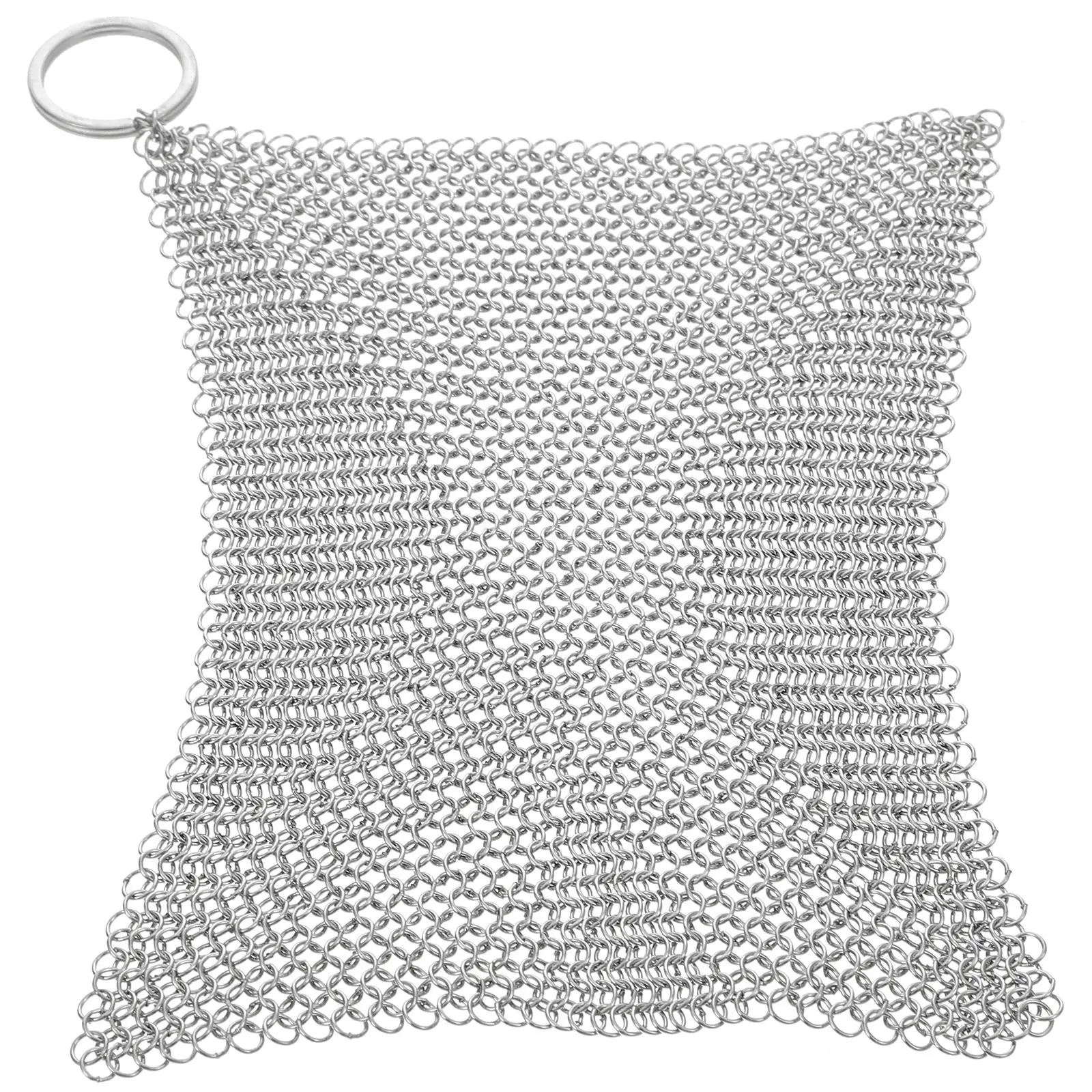 Stainless Steel Scrubber Rust-Proof Professional Ring Chainmail Scrubber Pans Grill Scraper For Frying Pan Sauce Pan Baking Pan
Stainless Steel Scrubber Rust-Proof Professional Ring Chainmail Scrubber Pans Grill Scraper For Frying Pan Sauce Pan Baking Pan