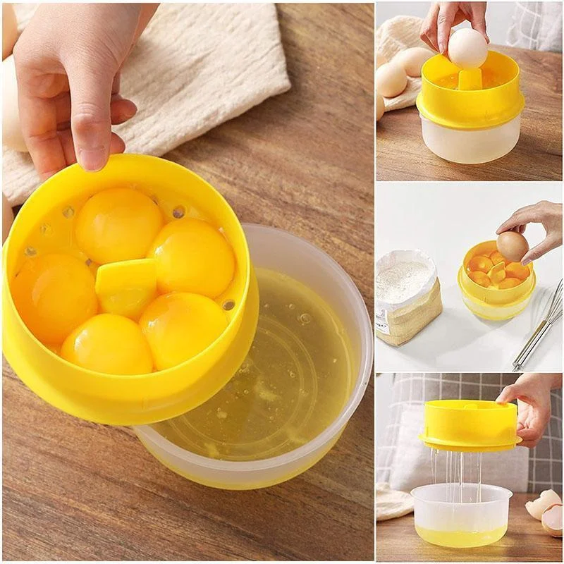 

Разделитель яичного белка, желточный фильтр для яиц, гаджеты, бытовой инструмент большой емкости для выпечки тортов, кухонные аксессуары