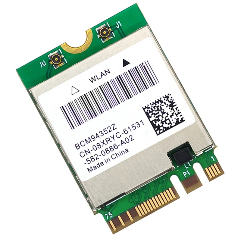 Dual Band Wireless BCM94352Z WIFI Card Wireless Network Card 1200Mbps Bluetooth4.0 NGFF 802.11Ac Wlan Adapter DW1560
Dual Band Wireless BCM94352Z WIFI Card Wireless Network Card 1200Mbps Bluetooth4.0 NGFF 802.11Ac Wlan Adapter DW1560