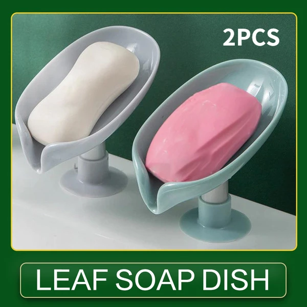 2Pcs Soap Holder Suction Cup for Bathroom ShowerPortable Leaf Soap Holders Plastic SpongeTray for Kitchen Bathroom Accessories
2Pcs Soap Holder Suction Cup for Bathroom ShowerPortable Leaf Soap Holders Plastic SpongeTray for Kitchen Bathroom Accessories