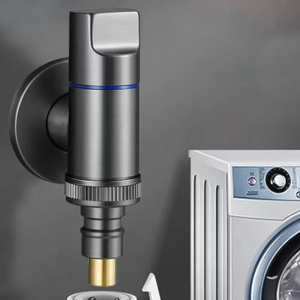 Stainless Steel Roller Washing Machine Faucet Water Stop Quick Opening Angle Universal Plumbing Valves Par Hardware Tools
Stainless Steel Roller Washing Machine Faucet Water Stop Quick Opening Angle Universal Plumbing Valves Par Hardware Tools