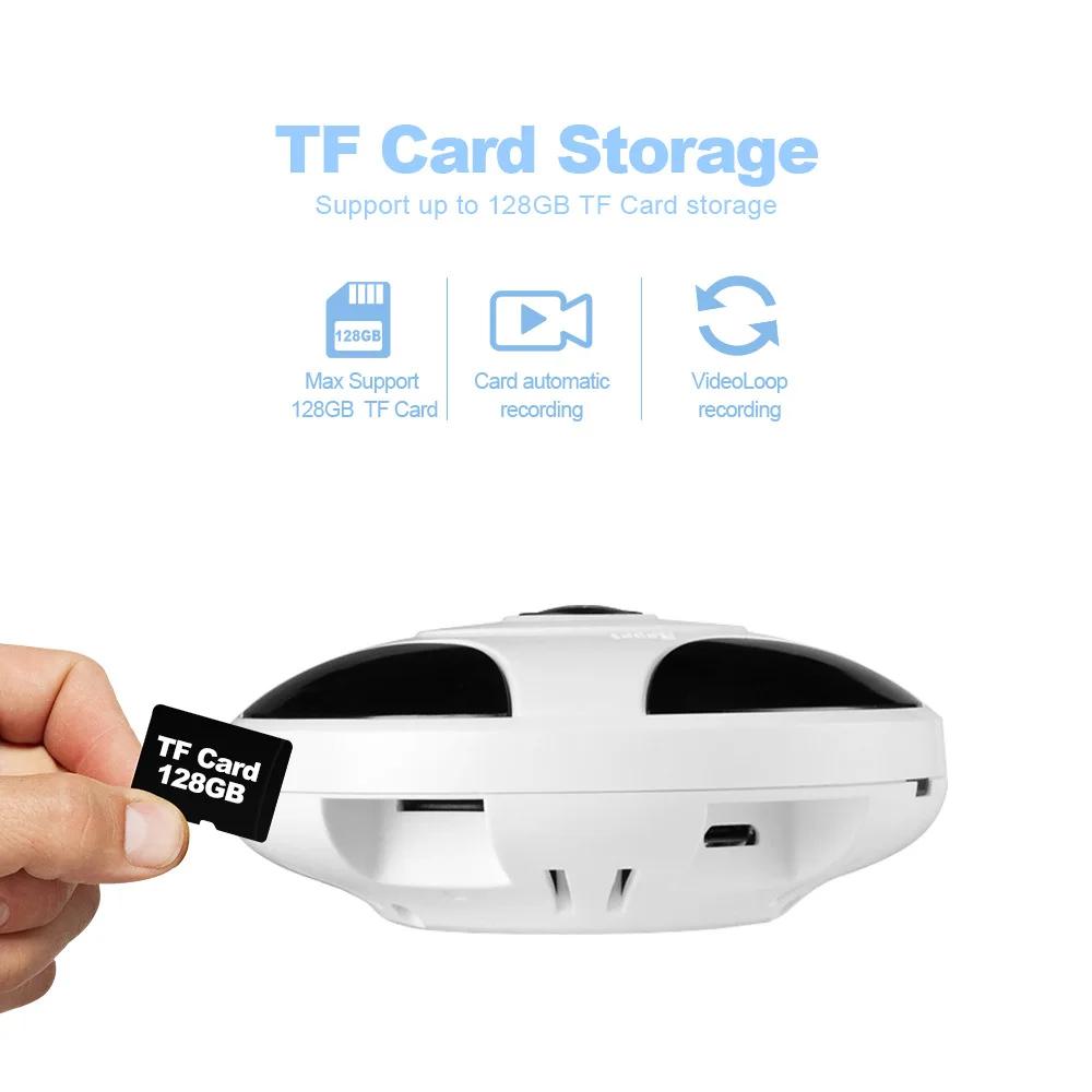 360 Degrees Panoramic View Wireless Surveillance Camera Support Tf Card Motion Detection Cctv Ip Camera 1080p Hd Remote Control
360 Degrees Panoramic View Wireless Surveillance Camera Support Tf Card Motion Detection Cctv Ip Camera 1080p Hd Remote Control