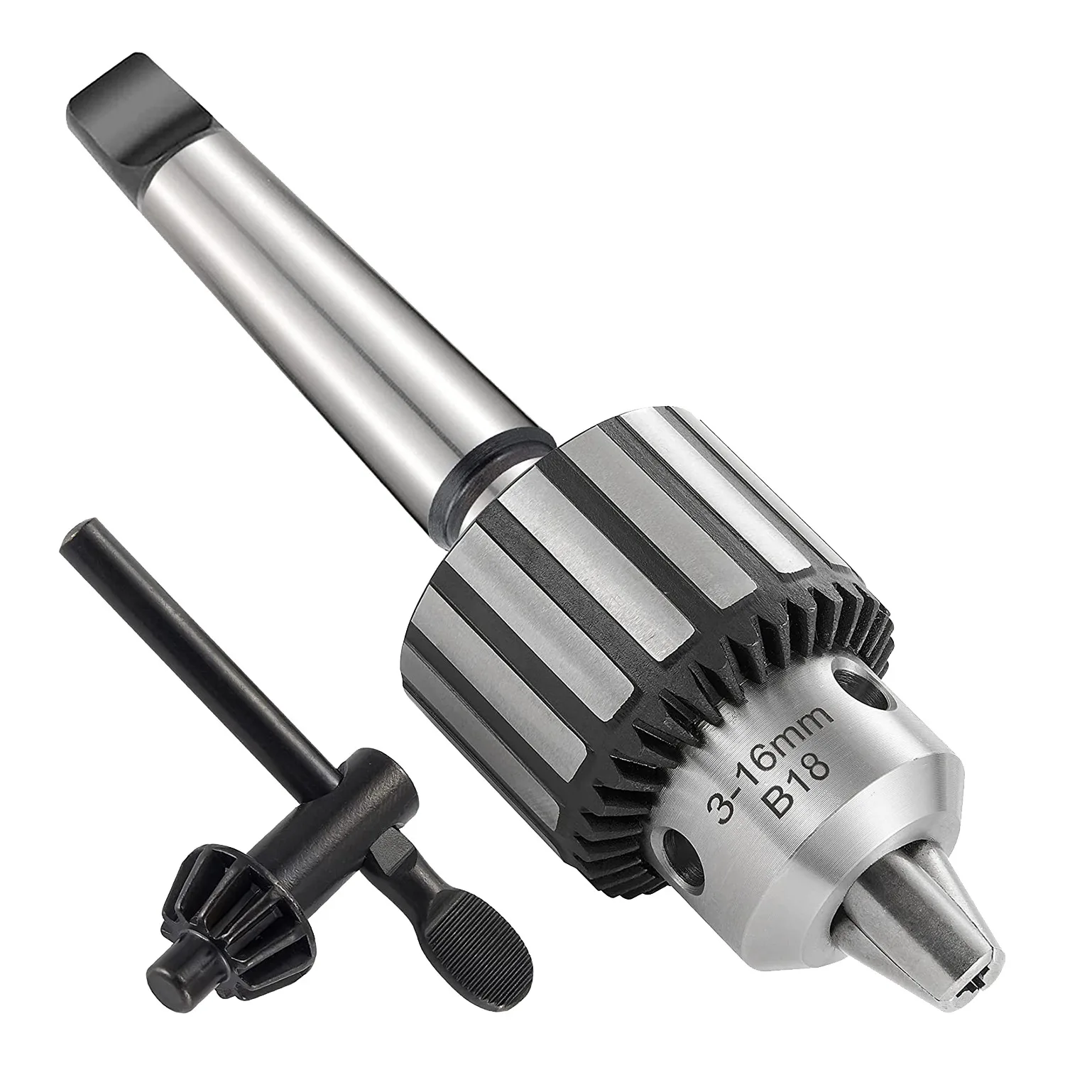 Heavy Duty 5/8 Inch (About 1.9 cm) Drill Chuck with K32 Chuck Key and MT2 Handle 2 Morse Tapered Branch
Heavy Duty 5/8 Inch (About 1.9 cm) Drill Chuck with K32 Chuck Key and MT2 Handle 2 Morse Tapered Branch
