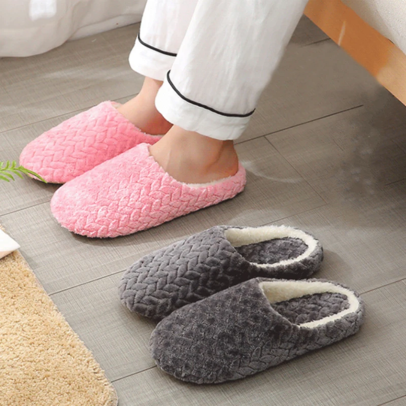 Warm Plush Home Slippers for Women Indoor Flat Shoes Slipper Anti Slip Autumn Winter Shoes Woman House Floor Soft Slient Slides
Warm Plush Home Slippers for Women Indoor Flat Shoes Slipper Anti Slip Autumn Winter Shoes Woman House Floor Soft Slient Slides