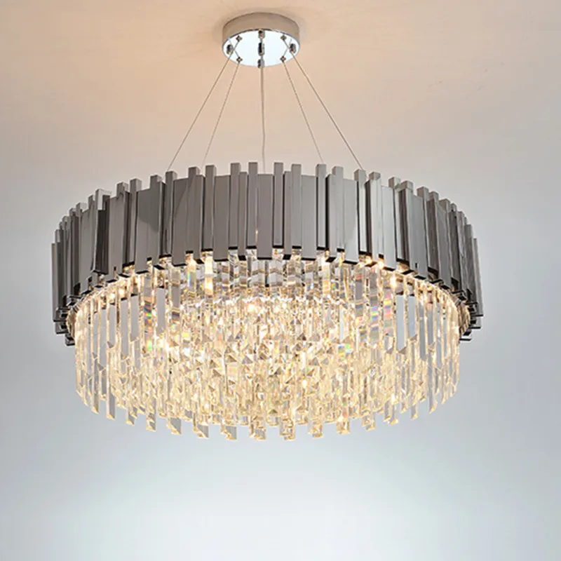 Chrome Silver Gold Black Crystal Oval LED Hanging Lamps Chandelier Lighting Lustre Suspension Luminaire Lampen For Dinning Room
Chrome Silver Gold Black Crystal Oval LED Hanging Lamps Chandelier Lighting Lustre Suspension Luminaire Lampen For Dinning Room