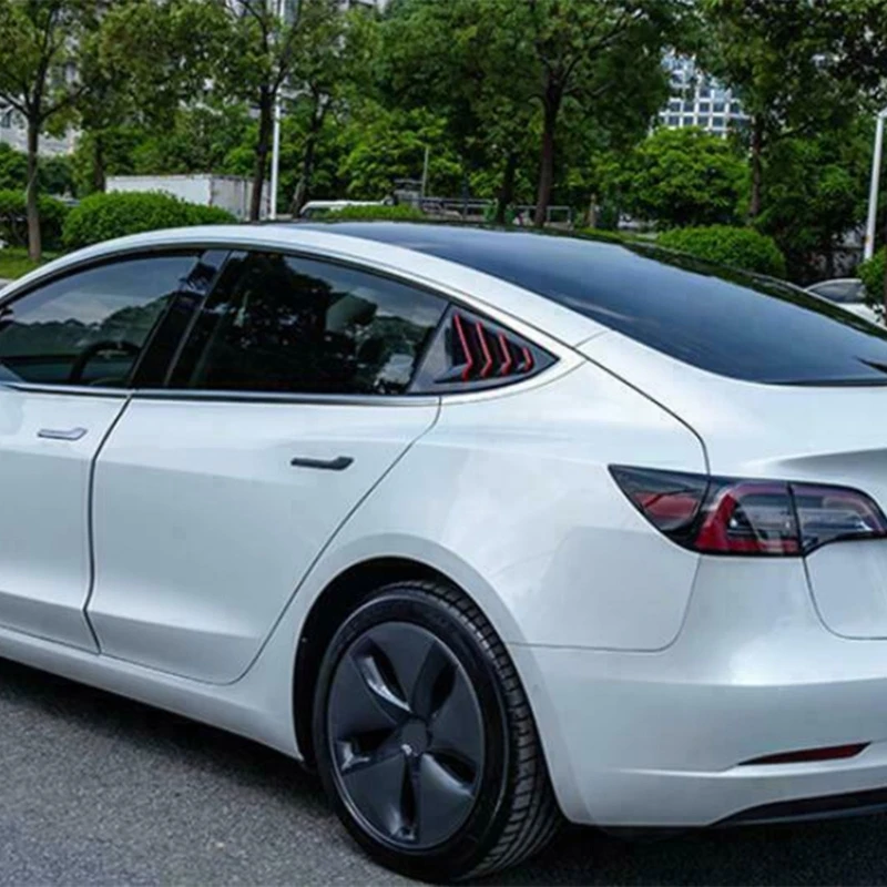 Car Side Rear Window Shutter Louver Cover Trim for Model3 Auto Accesories 
Car Side Rear Window Shutter Louver Cover Trim for Model3 Auto Accesories