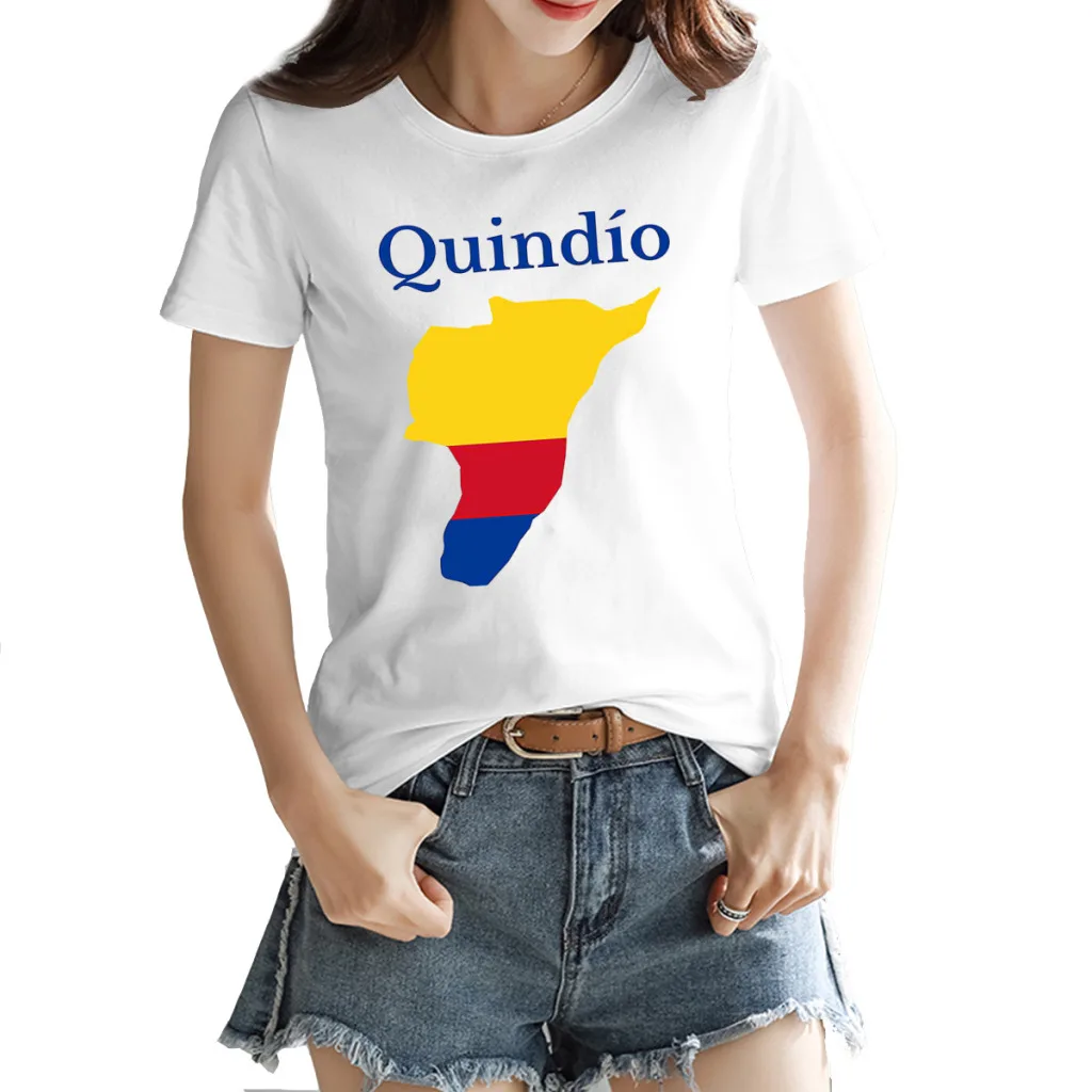 Quindio Department Map Colombian Department Women's T-shirt Novelty White Funny Sarcastic Tops Tees European Size
Quindio Department Map Colombian Department Women's T-shirt Novelty White Funny Sarcastic Tops Tees European Size