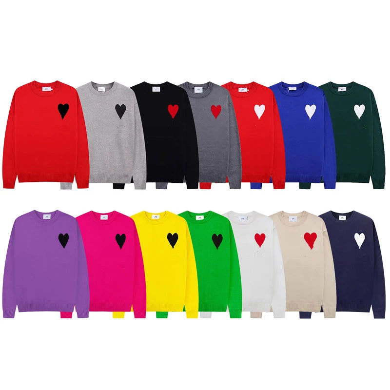 Trendy brand love jacquard logo sweater 23 autumn and winter new long-sleeved round neck sweater tops for men and women couples
Trendy brand love jacquard logo sweater 23 autumn and winter new long-sleeved round neck sweater tops for men and women couples