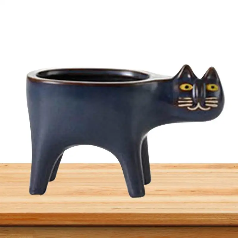 Ceramic Flower Pot Cute Cat Shape Garden Pots Succulent Planter Plant Container Home Desktop Decor Vase For Living Room
Ceramic Flower Pot Cute Cat Shape Garden Pots Succulent Planter Plant Container Home Desktop Decor Vase For Living Room