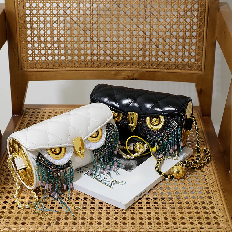 The owl Leather Tassel Crossbody Bags for Women 2022 New Chain Messenger Shoulder Bag Ladies Purses and Handbags Cross Body Sac
The owl Leather Tassel Crossbody Bags for Women 2022 New Chain Messenger Shoulder Bag Ladies Purses and Handbags Cross Body Sac