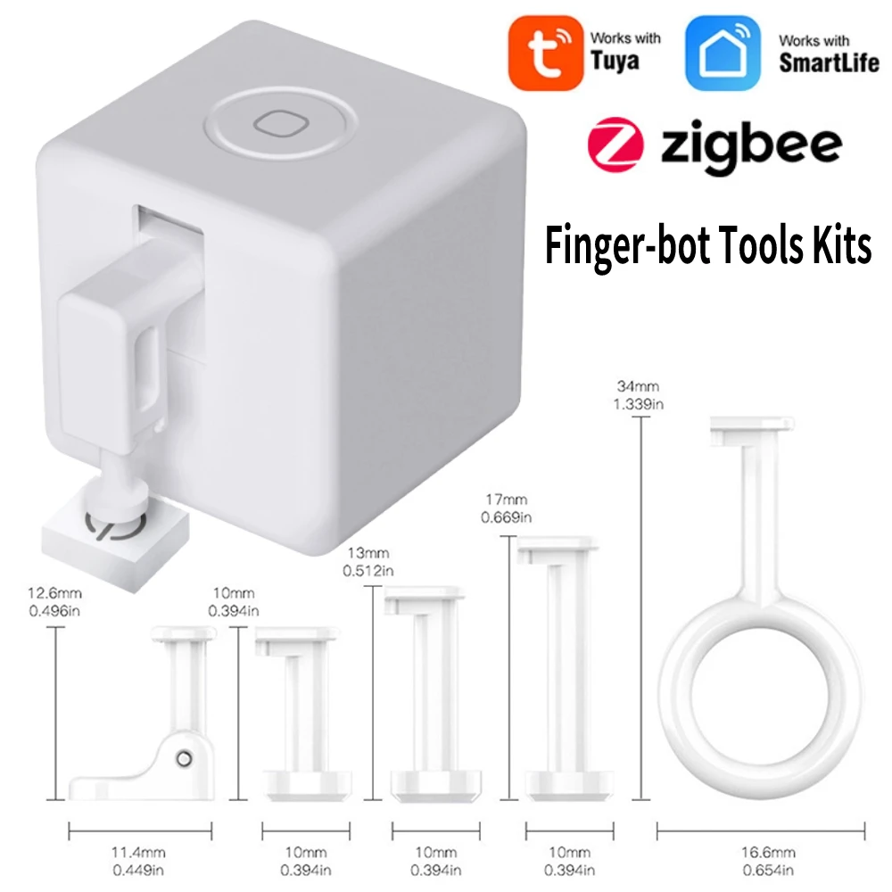Tuya ZigBee Finger-bot Plus Smart Sensor Switching Hand Bluetooth Finger Robot Автоматизация Для Умного Дома Работает С Alexa...
Tuya ZigBee Finger-bot Plus Smart Sensor Switching Hand Bluetooth Finger Robot Автоматизация Для Умного Дома Работает С Alexa...