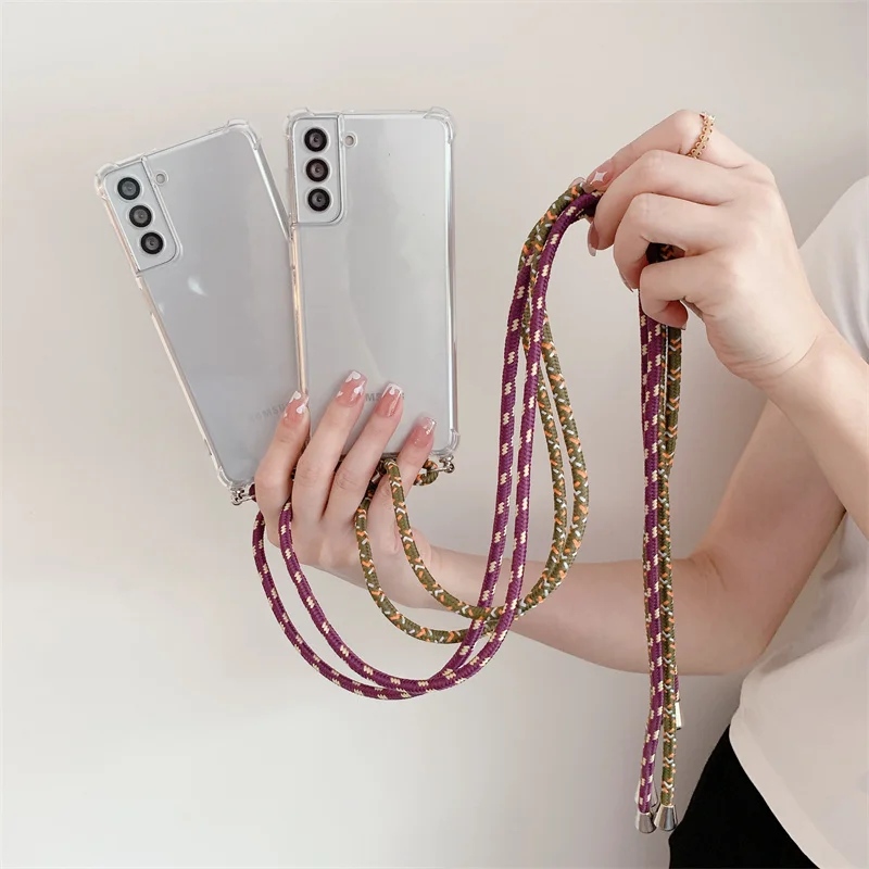 Crossbody Lanyard Cord Rope Strap Phone Case For Samsung Note 20 Ultra 10 Pro 8 Note9 S9 S8 S7 S30 S30Plus Soft Silicone Cove
Crossbody Lanyard Cord Rope Strap Phone Case For Samsung Note 20 Ultra 10 Pro 8 Note9 S9 S8 S7 S30 S30Plus Soft Silicone Cove