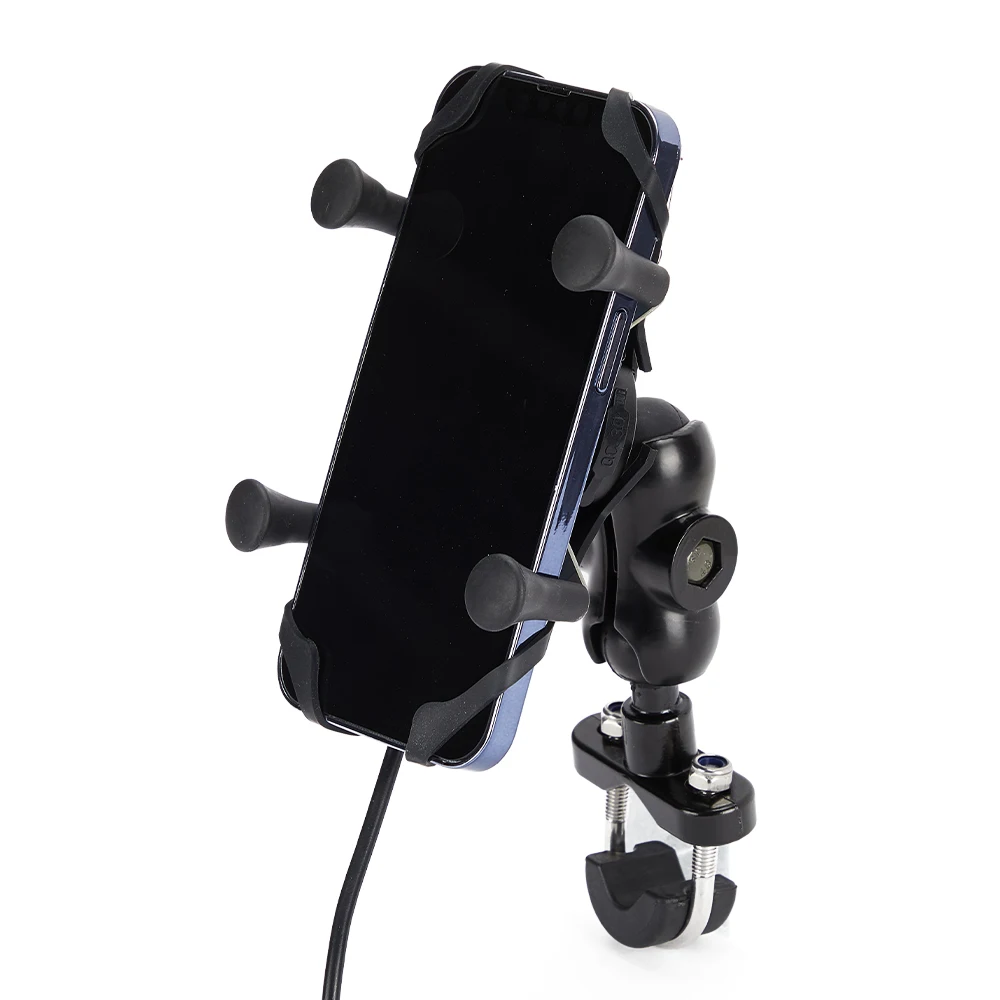 Universal Phone Holder Motorcycle Phone Bracket Fast Charging Wireless Motorcycle Bicycle Phone Handlebar 360 Rotation USB 9-30v
Universal Phone Holder Motorcycle Phone Bracket Fast Charging Wireless Motorcycle Bicycle Phone Handlebar 360 Rotation USB 9-30v