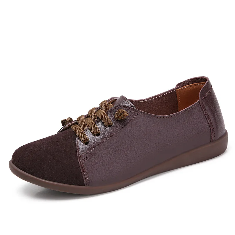 Leather Shoes Woman 2022 Spring Ladies Shoes Slip On Flats Lace Up Sneakers Women Oxford Shoes Plus Size 35-43 Ballet Moccains
Leather Shoes Woman 2022 Spring Ladies Shoes Slip On Flats Lace Up Sneakers Women Oxford Shoes Plus Size 35-43 Ballet Moccains