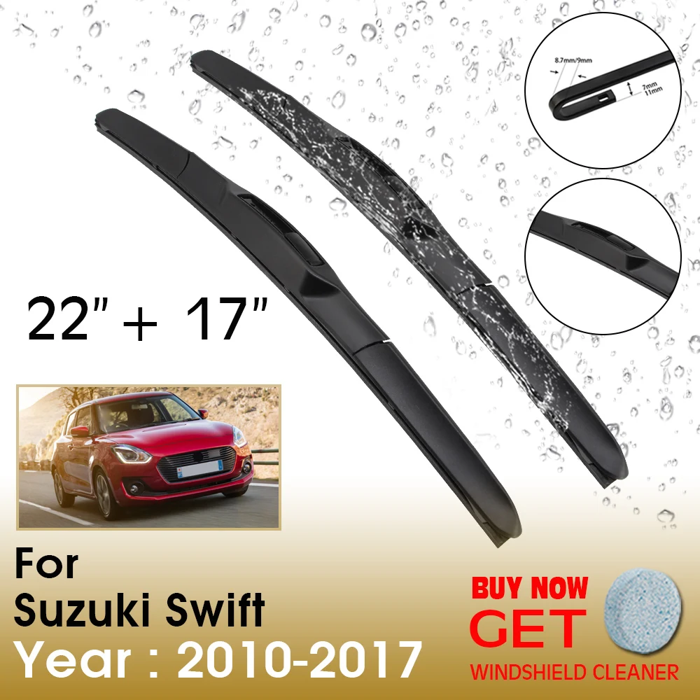 Car Wiper Blade For Suzuki Swift 22"+17" 2010-2017 Front Window Washer Windscreen Windshield Wipers Blades Accessories
Car Wiper Blade For Suzuki Swift 22"+17" 2010-2017 Front Window Washer Windscreen Windshield Wipers Blades Accessories
