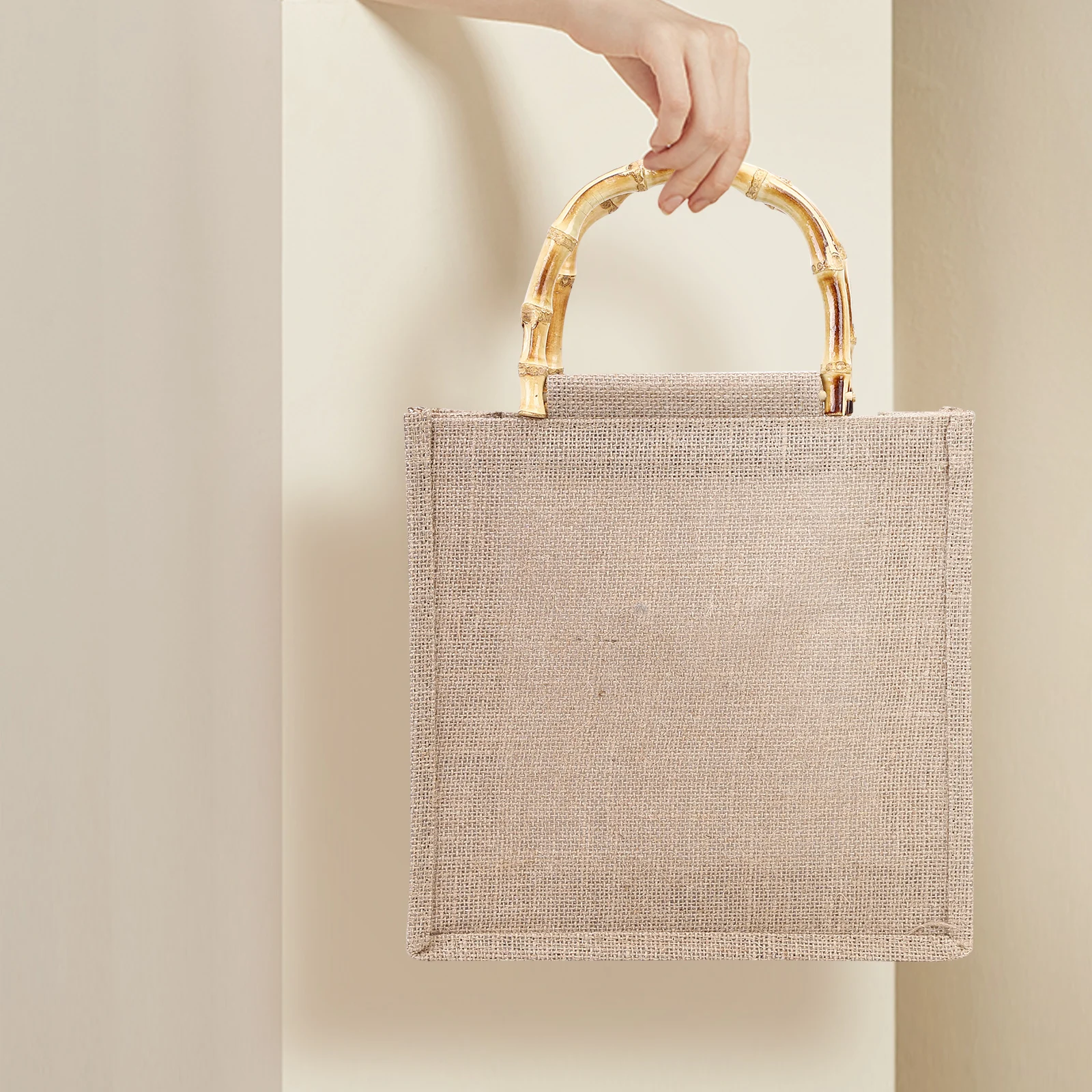 Eco Friendly Tote Bags Portable Reusable Linen Burlap Shopping Shoulder Bag Top Handles Carrying Grocery Bags with Handle
Eco Friendly Tote Bags Portable Reusable Linen Burlap Shopping Shoulder Bag Top Handles Carrying Grocery Bags with Handle