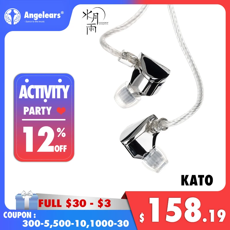 Наушники MOONDROP KATO Flagship, передовые технологии, динамические Hi-Fi IEMs со съемным кабелем
Наушники MOONDROP KATO Flagship, передовые технологии, динамические Hi-Fi IEMs со съемным кабелем