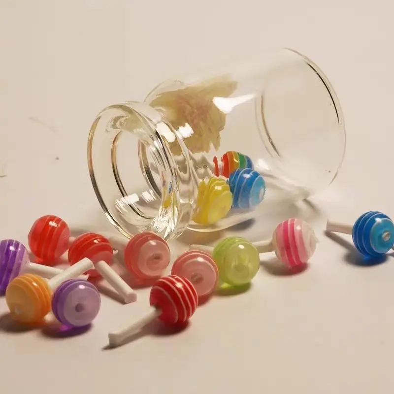 Ob11 Doll House BJD Props Miniature Food Play Mini Glass Candy Jar Lollipop Girl Toy
Ob11 Doll House BJD Props Miniature Food Play Mini Glass Candy Jar Lollipop Girl Toy