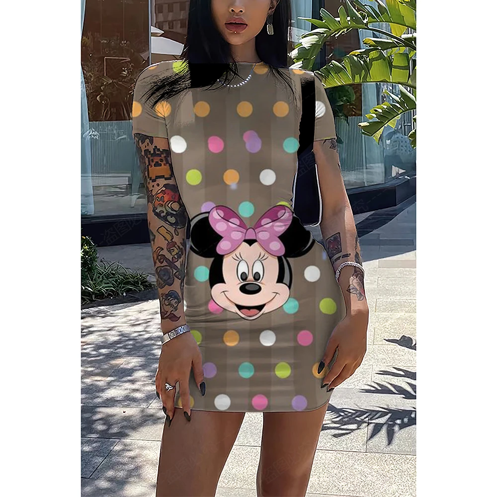 Женское облегающее мини-платье, повседневное элегантное облегающее платье с принтом Минни Маус, платье для клуба, для лета, 2022
Женское облегающее мини-платье, повседневное элегантное облегающее платье с принтом Минни Маус, платье для клуба, для лета, 2022