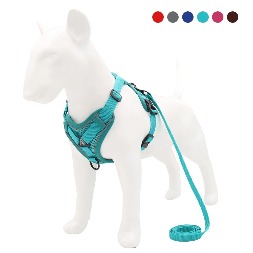Dog Harness Reflective No Pull No Choke Small Medium Large Vest Adjustable Matching Leash Collar Training Running Dog Supplies
Dog Harness Reflective No Pull No Choke Small Medium Large Vest Adjustable Matching Leash Collar Training Running Dog Supplies