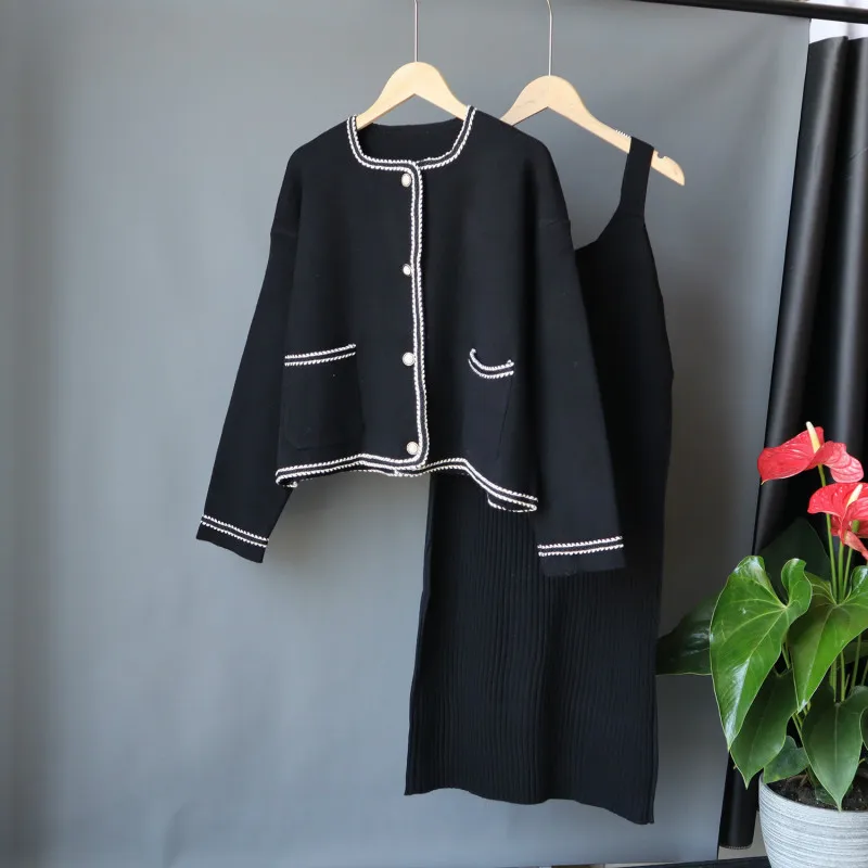 Woman Sweaters Set Elegant Women Oversize Sweater Set Vintage V Neck Full Sleeve Solid Colors Tops Dress Suit Homewear 2021 New
Woman Sweaters Set Elegant Women Oversize Sweater Set Vintage V Neck Full Sleeve Solid Colors Tops Dress Suit Homewear 2021 New