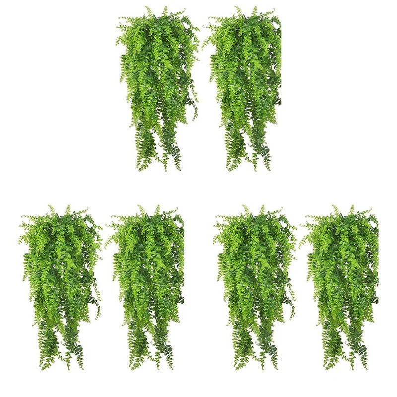 Hot 12 PCS Artificial Plants Vines Boston Fern Persian Rattan Greenery Fake Ferns Ivy For Wall Hanging Basket Decorations
Hot 12 PCS Artificial Plants Vines Boston Fern Persian Rattan Greenery Fake Ferns Ivy For Wall Hanging Basket Decorations