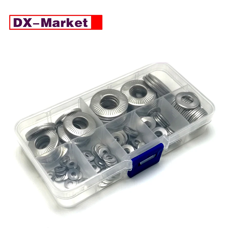 M3-M12 Lock Washer Kit , 304 Stainless Steel NFE25511Conical Spring Washers ,D009 
M3-M12 Lock Washer Kit , 304 Stainless Steel NFE25511Conical Spring Washers ,D009