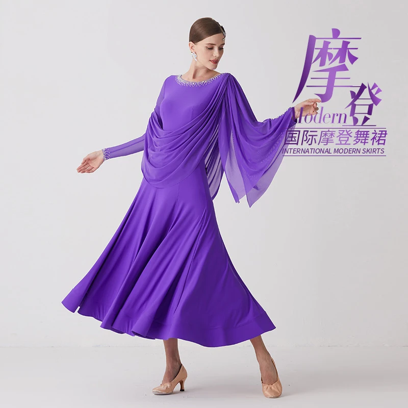 New National Standard Modern Dance Dress Ballroom Dance Practice Dance Costume Waltz Dress Ballroom Competition Dresses DN13129
New National Standard Modern Dance Dress Ballroom Dance Practice Dance Costume Waltz Dress Ballroom Competition Dresses DN13129