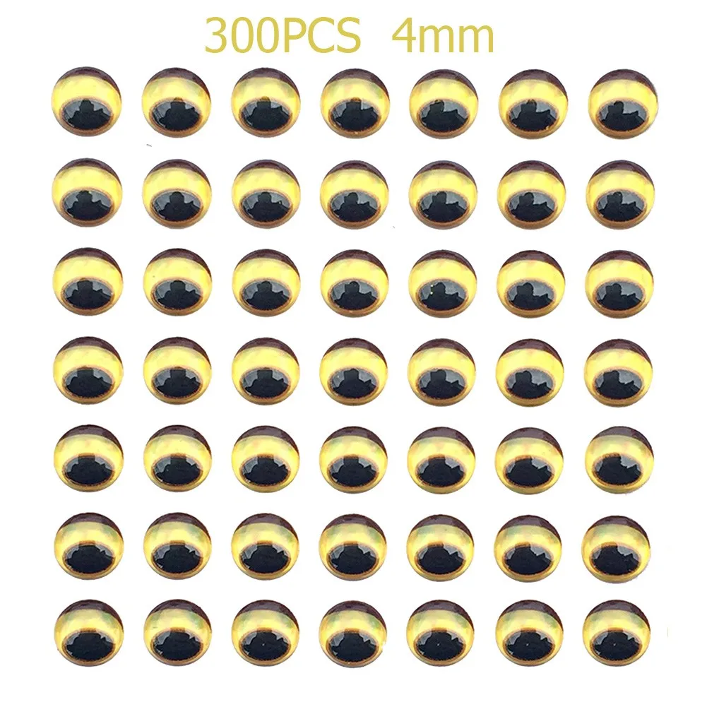 300pcs Fish Eyes Fishing Bait 3/4/5/6mm Plastic Fishing Spare Parts With Self Adhesive Backing Stick DIY Hand Tools Spare Parts
300pcs Fish Eyes Fishing Bait 3/4/5/6mm Plastic Fishing Spare Parts With Self Adhesive Backing Stick DIY Hand Tools Spare Parts