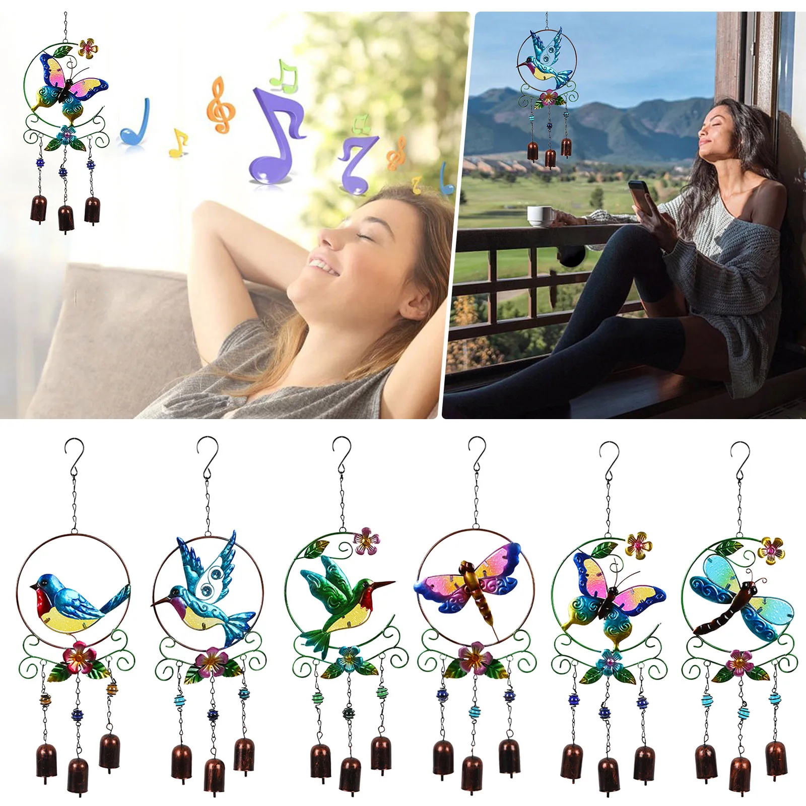 Ретро металлический ветер в виде животного, оригинальная Подвеска для балкона, двора, колокольчика, сада, ветряные колокольчики, Детские комплекты для взрослых
Ретро металлический ветер в виде животного, оригинальная Подвеска для балкона, двора, колокольчика, сада, ветряные колокольчики, Детские комплекты для взрослых