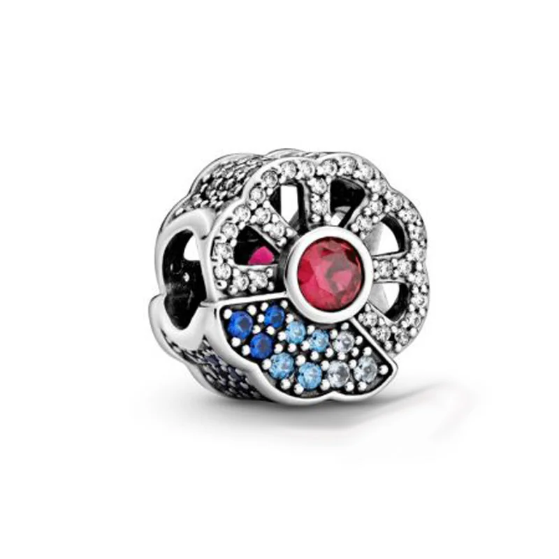 925 Sterling Silver Bead Chinese Classical Style Sparkling Blue Fan Charm Fit Original Pandora Bracelet Women DIY Jewelry Gift
925 Sterling Silver Bead Chinese Classical Style Sparkling Blue Fan Charm Fit Original Pandora Bracelet Women DIY Jewelry Gift