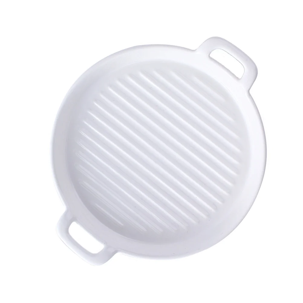 Plate Ceramic Baking Dish Servinground Cake Pantray Sushi Porcelain Dinner Handle Plates Fruit Trays Bowl Snacks Holder
Plate Ceramic Baking Dish Servinground Cake Pantray Sushi Porcelain Dinner Handle Plates Fruit Trays Bowl Snacks Holder