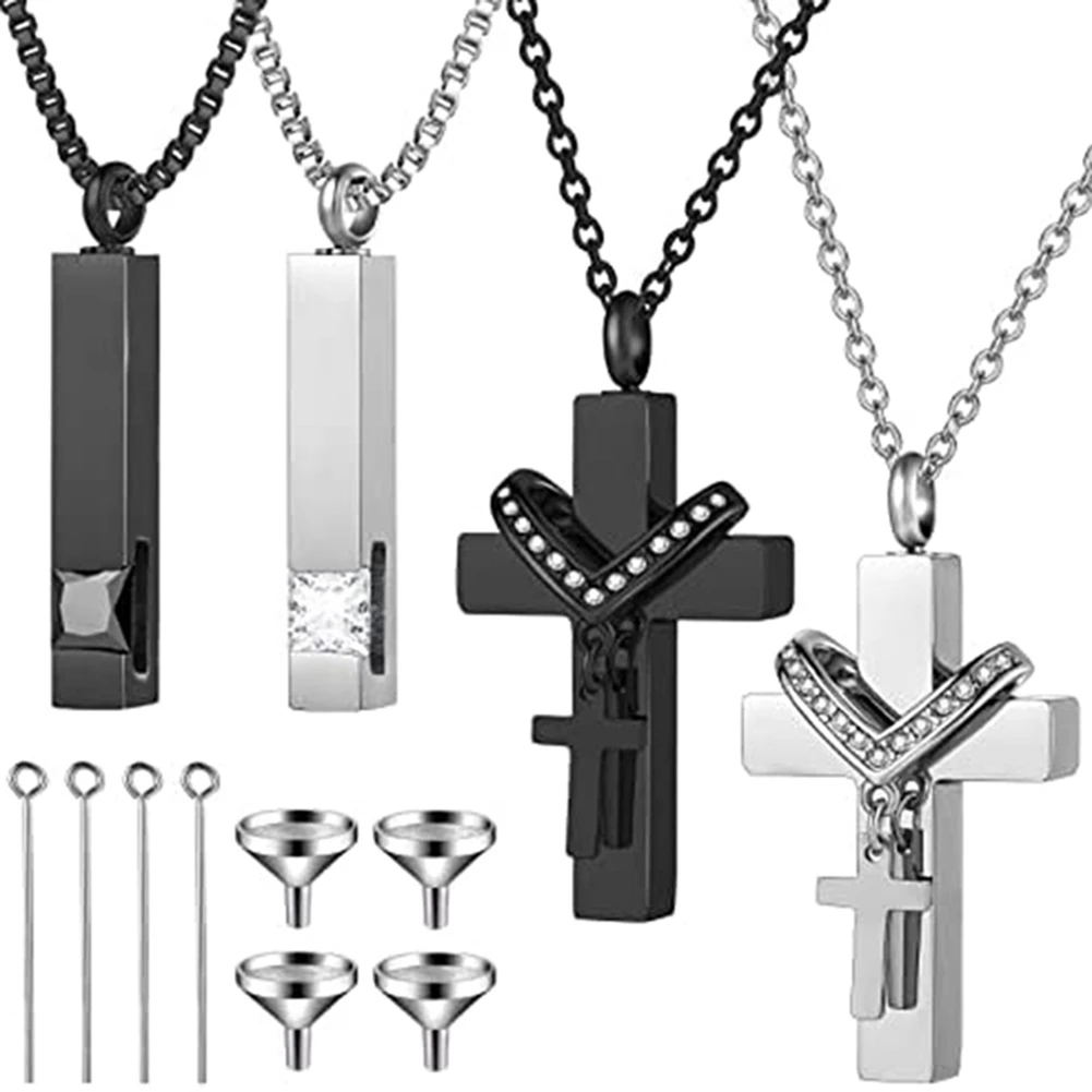 Cremation Skeleton Pendant Necklace Jewelry Ash Bar Pendant Cremation Memorial Necklace Cross Souvenir Skeleton Necklace
Cremation Skeleton Pendant Necklace Jewelry Ash Bar Pendant Cremation Memorial Necklace Cross Souvenir Skeleton Necklace
